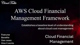 AWS Cloud Financial Management Framework