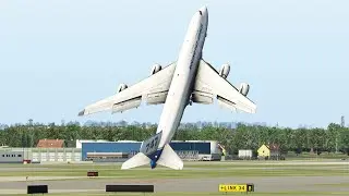 Close Up Boeing 747 Vertical Take Off | X-Plane 11