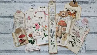 Making PRETTY Junk Journal Ephemera Using HOARDED Stickers