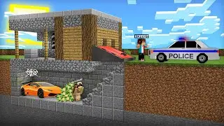 Я СПРЯТАЛ МИЛЛИОНЕРА ОТ ПОЛИЦИИ У СЕБЯ ПОД ДОМОМ В МАЙНКРАФТ | Компот Minecraft