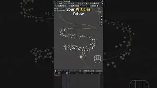 Make Particle follow a curve in Blender| 