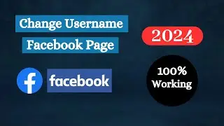 Change Username of Facebook Page | How to Change Username of Facebook Page | Learn With Sazzad