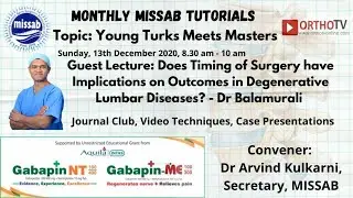 Monthly MISSAB Tutorials  - Young Turks Meet Masters