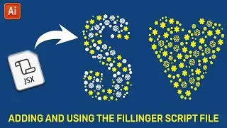 🎨 Adobe Illustrator Tutorial: Adding and Using the Fillinger Script File 🖋️