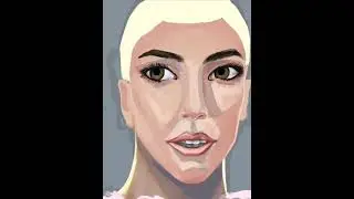 Laddy Gaga portrait speedpaint