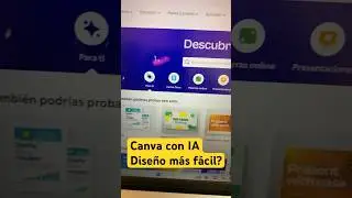 Canva con IA, diseñar más fácil? ✨ cada vez que veas estrellas es Inteligencia Artificial