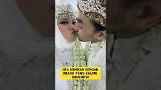 momen romantis ketika pengantin ciuman saat malam pertama ‼️ 