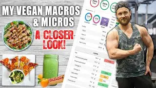 What My Vegan Macros & Micros Look Like 🌱💪 (Full Day Of Eating) *Informative