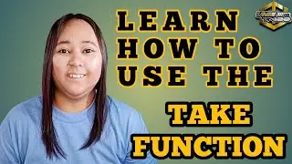 How To Use The Take Function In Excel