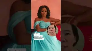 Michelle Obama Portrait Paintings: Critique by an Art Professor #shorts