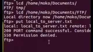 How to fix FTP Server (Ubuntu) - 550 Permission denied, cannot put file to server
