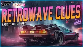 Forza Horizon 5 - Retrowave Update Clues! 'Wave Highway' + Back To The Future?