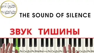 The SOUND of Silence (EASY Piano TUTORIAL)