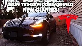 2023/2024 Tesla Model Y New DIFFERENCES & CHANGES - Texas Build Now Gets Matrix Lights, New HW4!