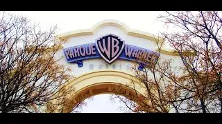 Parque Warner Flying Train 4K 60 FPS