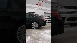 Установленная система активного выхлопа iXsound на Mercedes Maybach