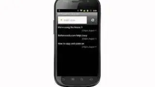 Using copy and paste features on your Android