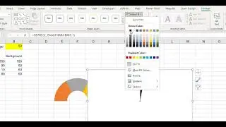 How to Create the 180-degree Gauge Chart in Excel - Part 5