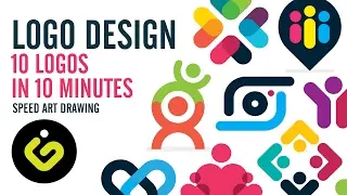 Logo Design, 10 Simple Logos In 10 Minutes