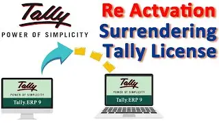 How to reactivate tally erp9 and surrender the tally erp9 licenses