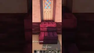 Minecraft Cute Cherry Door