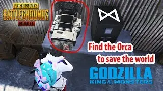 PUBG Mobile Godzilla | Secret location to Find Monarch's Orca in Vikendi