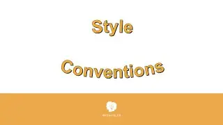 Style Conventions