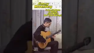 The CRAZIEST Acoustic Soloist EVER! The INCREDIBLE Gypsy jazz Guitar of Jimmy Rosenberg #guitar