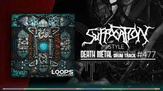 Death Metal Drum Track / Suffocation Style / 110 bpm