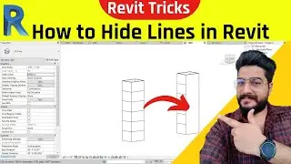 REVIT Tricks || How to Hide Lines in Revit For good presentation and drawings