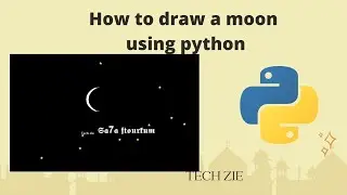 How to draw sa7a ftourkum using python|Tech-Zie