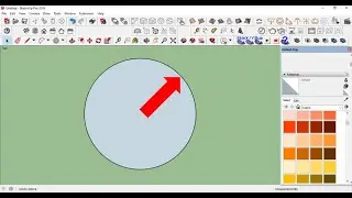 Sketchup measure radius of a Circle