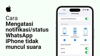 Cara Mengatasi Notifikasi/Status Whatsapp (WA) Tidak Muncul/Tidak Ada Suara