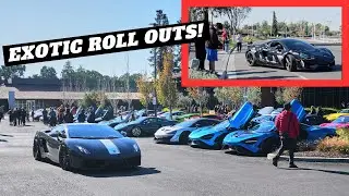 Milpitas Exotic Car Meet! Rare Exotic Car Meet Roll Outs!