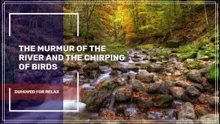 The murmur of the river and the chirping of birds in the forest are perfect when you are tired