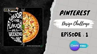 🎨 Episode 1: Pinterest Design Challenge Using Canva Free 🖌️