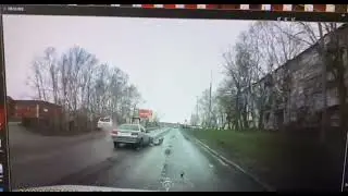 Поворот не туда: момент утренней аварии в Петропавловске-Камчатском попал на камеру