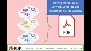 How to merge, split, compress, convert, rotate and watermark PDF  documents with just a few clicks.