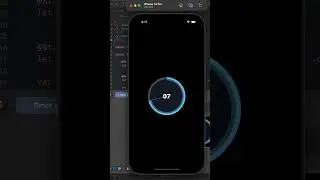 Countdown timer for fitness in progress... 🤞 #coding #iosui #swiftui #swift #developerlife