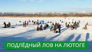 Соревнования по зимней рыбалке на Лютоге 