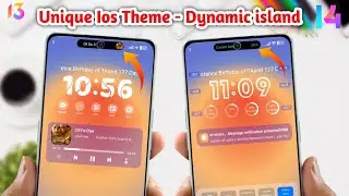 OMG !! Unique Ios Theme For Miui 14 & 13 | Unbelievable Dynamic Island In Any Redmi, Poco Or Xiaomi
