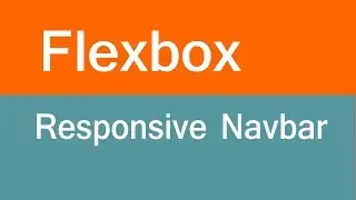 Make Navbar Responsive with Css Flexbox