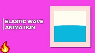 🔴HOW TO MAKE ELASTIC WAVES ANIMATION USING HTML AND CSS🔥? |