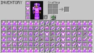 Minecraft UHC but you can craft Amethyst Armor..