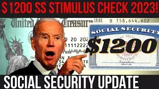 $1200 SOCIAL SECURITY STIMULUS CHECKS! IRS ANNOUNCEMENT | SSI SSDI VA Payments | Social Security Upd