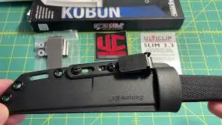 Cold Steel Kobun Knife with 3.3 Ulti-Clip for One Hand Draw