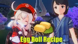 HOW TO get Egg Roll Recipe -Genshin Impact 2.6