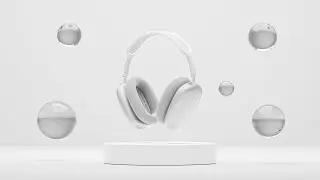 3D Product Animation Headphones Blender