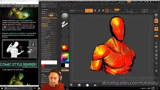 Pavwork17 : Stylized ZBrush Rendering Part 2 07/20/2017