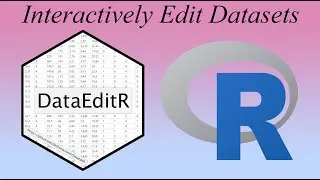 DataEditR Tutorial - Interactively Edit Datasets Using R